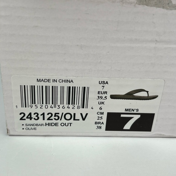 NIB Sketcher Men’s Foamies: Sandbar - Hide Out Thong Sandals Size 7 #300 - Picture 10 of 10